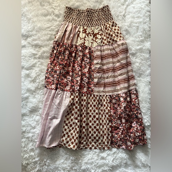 Universal Thread Patchwork Maxi Skirt - Picture 1 of 4